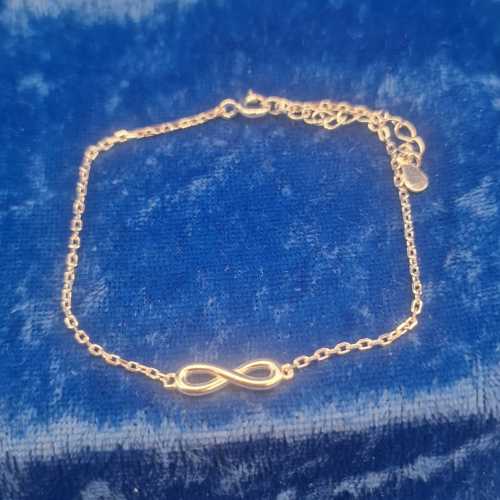 Bracelet  6" to 8" Adjustable infinity