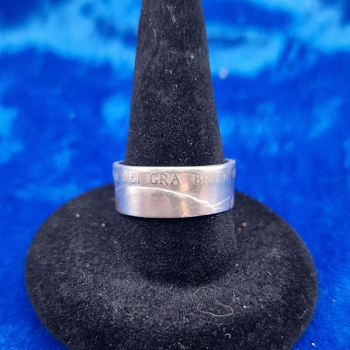 Ring size M 1910 coin