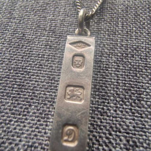 1978 small Ingot And 18" Chain 