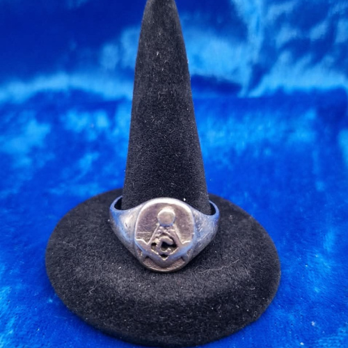 Ring size T 1/2 Masonic signet (Freemasons)
