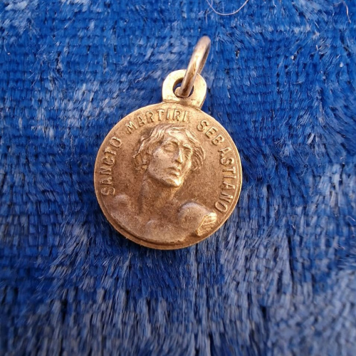 charm / pendant Saint Sebastian, peter and paul