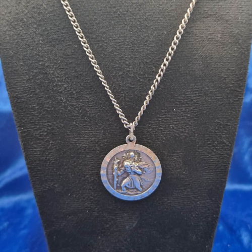 Necklace 20" Saint Christopher (2) 