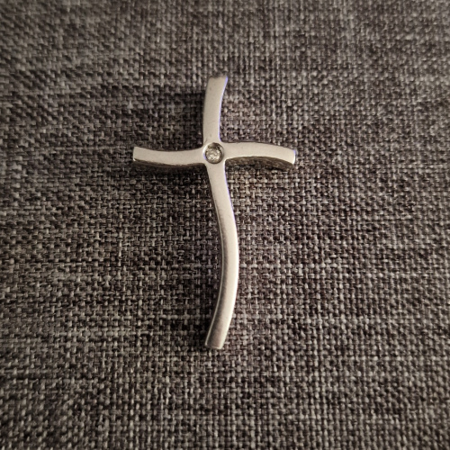 Cross Pendant Real Diamond