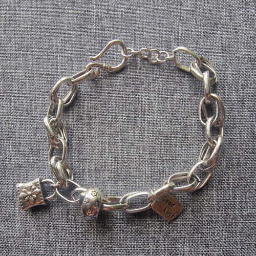 Charm Bracelet  Adjustable 7" to 8"